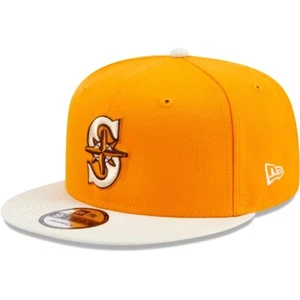 New Era Seattle Mariners Tiramisu 9FIFTY Snapback Adjustable Hat Grau UV - Bild 1 von 5