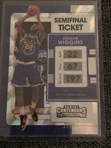 2021-22 Panini Contenders Semifinal Ticket #30 James Wiseman /99 WARRIORS