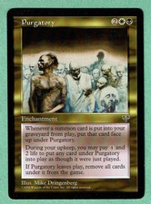 Purgatory - Mirage - MTG - Magic the Gathering - NM