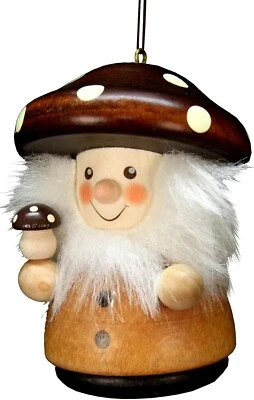 Christian Ulbricht Adorno de Navidad - Hombre Seta - Natural - 3"H x 2"W x 2"D Foto 1 de 4