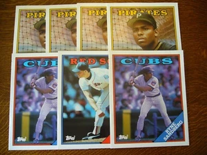 Lot of 7 - Topps Baseball 1988 Duo-Tang School Folders BONILLA CLEMENS SANDBERG - Picture 1 of 9