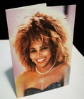 TINA TURNER Original Greetings Card 1987 ANABAS UK Mint Official Retail