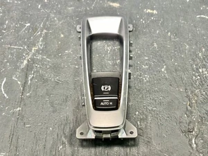 14-18 BMW X5 F15 X6 F16 PARKING BRAKE AUTO HOLD SWITCH W/ TRIM PANEL OEM *Note - Picture 1 of 6