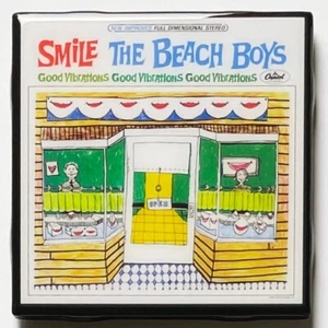 THE BEACH BOYS Smile COASTER Custom Ceramic Tile Gift - Picture 1 of 5