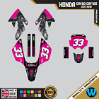 Honda CRF80 CRF100 2011 - 2016 Motocross Graphics |  MX Decals Kit Predator M...