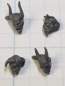Warhammer Ogor Mawtribes Bits Ungor Beastmen Heads w Horns x4 Set - Picture 1 of 3