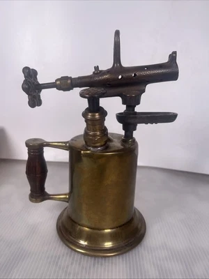 Antigua antorcha de latón Clayton And Lambert 1902 patente de soldador Detroit Michigan Foto 1 de 4