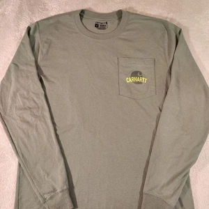 Carhartt Relaxed Fit Long-Sleeve Graphic T-Shirt Green TK5428-M Men’s Size M - Picture 1 of 14