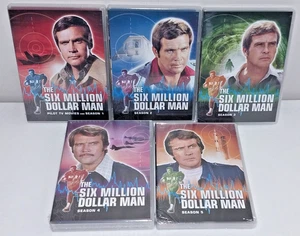 NEW/SEALED The Six Million Dollar Man Complete DVD Series Set Seasons 1 2 3 4 5 - Picture 1 of 4