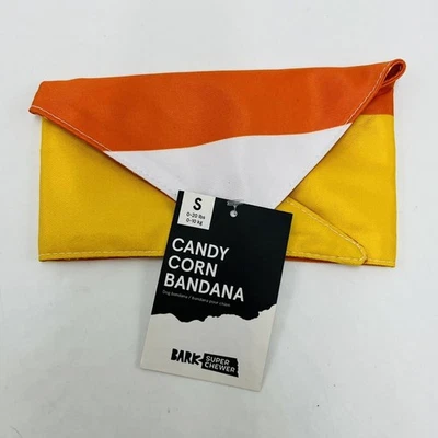 Caja de corteza pequeña caramelo maíz pañuelo Halloween otoño naranja amarillo nuevo Foto 1 de 2