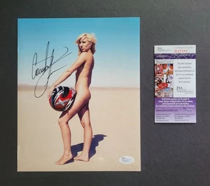 Foto firmada por Courtney Force NHRA color 8 x 10 autenticada por Jsa - Imagen 1 de 3