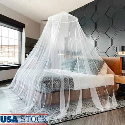 Mosquitera extra grande calidad premium insecto interior exterior viaje fácil de colgar Foto 1 de 4