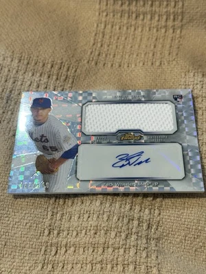 Zack Wheeler 2013 Finest Xfractor Jersey Auto Autograph - Image 1 of 2