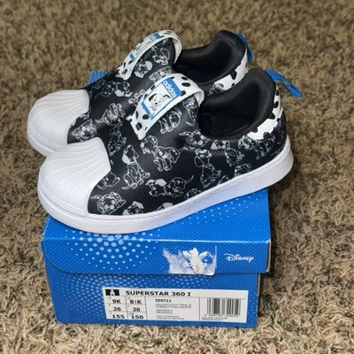 Adidas Originales X Disney Superstar 360 I 101 Dálmatas Talla 9K Niño ID9711 Foto 1 de 4