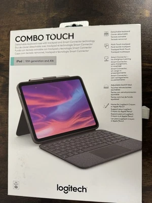 Logitech COMBO TOUCH iPad (10th Gen) Detachable Keyboard Case 920-013292 - Image 1 of 4