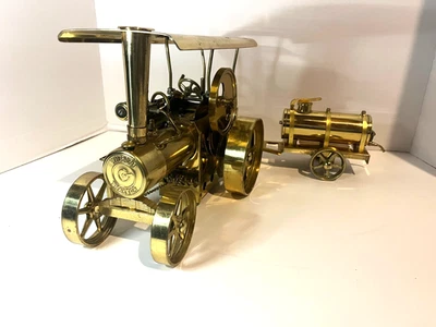 Wilesco Live Tractor Engine Brass -Germany - Image 1 of 4