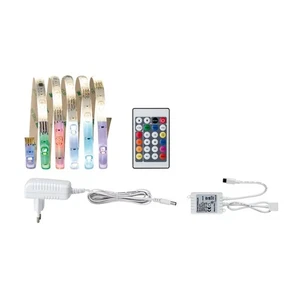 Paulmann LED Strip 1,5m 5,5W 12V RGBW 3000K Multicolor Dimmbar Fernbedienung - Bild 1 von 12