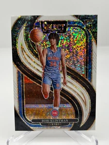 2024-25 PANINI SELECT BASKETBALL BOBI KLINTMAN RC WHITE SPARKLE PREMIER LEVEL - Picture 1 of 2