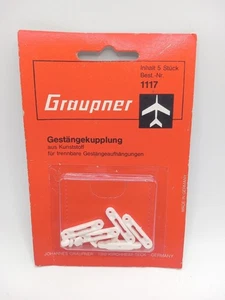 NOS GRAUPNER NR.1117 LINKAGE COUPLING INHALT 5 STUCK BEST.-Nr. GESTANGEKUPPLUNG - Picture 1 of 4
