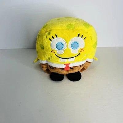 Wish Factory Nickelodeon Kawaii Cubes Spongebob 4in Balance Plushie 2017 Viacom - Image 1 of 4