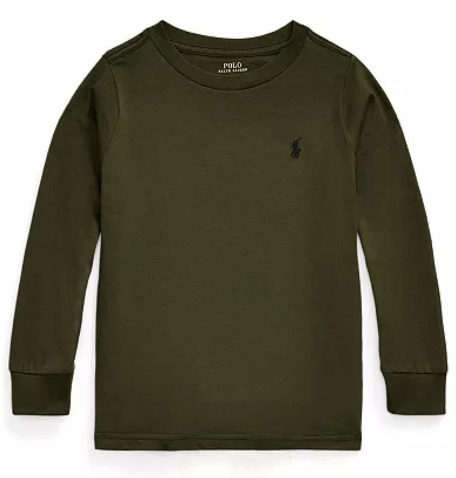 NWT, Boys POLO RALPH LAUREN Long Sleeved T-Shirt. Size 7. Eu 122/128 - Image 1 of 1