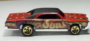 Hot Wheels Jukebox Soul '67 Pontiac GTO rot 1/64 Diecast lose - Bild 1 von 12