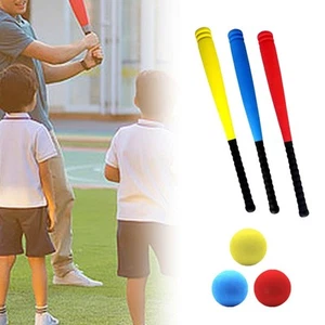 Kids Foam Baseball Bat and Ball Sport T Ball Bat for Park Learning Training - Picture 1 of 22