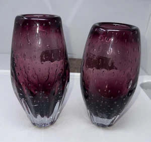 t two matching control bubble basis clear crinkled bottom purple 8" 3+ LBs each - Picture 1 of 12