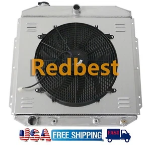 3ROW RADIATOR SHROUD FAN FOR 1953-1956 FORD F100 F250 F350 PICKUP L6 V8 CC5356 - Picture 1 of 14