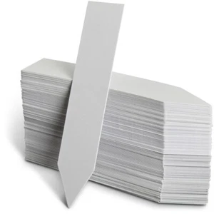 Plastic Plant Labels Garden Markers Arrow Gardening Name Tags Herbs Pots White - Picture 1 of 17