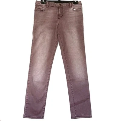Gap Kids Purple Jeans Girls Size 14 Large Super Skinny Faded Wash Adjustable Kid - Image 1 of 4