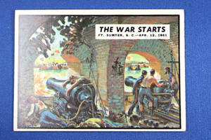 1962 Topps Civil War News - #3 "The War Starts" - Ex++ Condition
