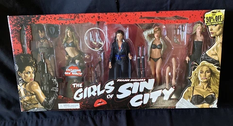 NECA - Sin City - The Girls of Sin City 5-Pack. Imperfection Top Right Corner Cover