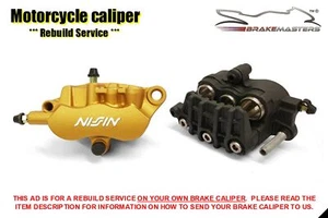 Honda VTX1800 R 3 2003 front brake caliper rebuild seal SERVICE - Picture 1 of 5