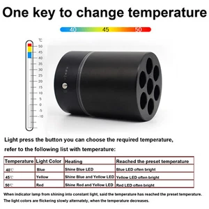 Dental Composite Resin Heater Material Warmer Soften 40/45/50℃ Adjustable - Imagen 1 de 13