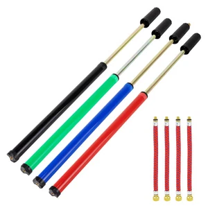 3 X JAK Hand Pump Bike Bicycle 16" Inflator With Presta Schrader Valve Adaptor - Picture 1 of 8