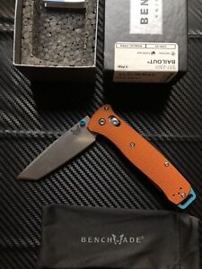BENCHMADE KNIVES USA SHOT SHOW LIMITED EDITION ORANGE BAILOUT KNIFE 537-2301 NEW