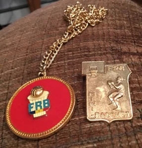 FRB Romania basketball federation Pin And Necklace - Picture 1 of 2