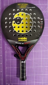 middlemoon EclipseE 7 Carbon Gold Black Series Padel - Afbeelding 1 van 10