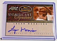 2011 Prime Cuts Significant Signatures Autograph Logan Morrison /25 Marlins Rays