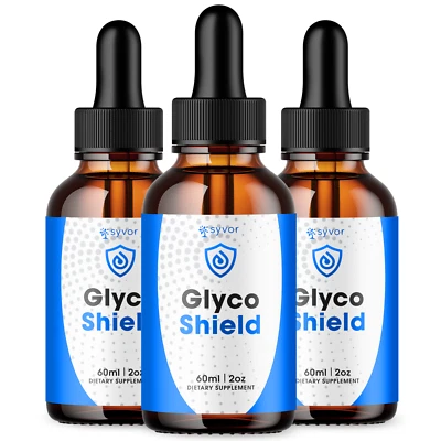 (Paquete de 3) Gotas de apoyo sanguíneo Glyco Shield suplemento vitamínico avanzado 2 ml Foto 1 de 4