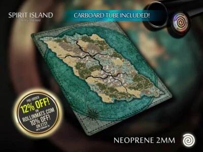 Spirit Island map compatible Gamemat - Imagen 1 de 4