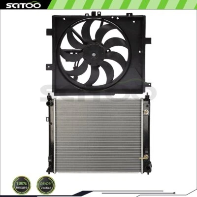 Kit de radiador y ventilador de refrigeración de coche para Nissan Versa Note 2014 2015 2016 2018 1,6 L Foto 1 de 4