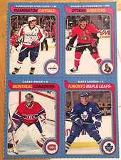 ALEXANDER OVECHKIN SP 79/80 RETRO 4-CARD BOX BOTTOM VARIATION 2008-09 O-PEE-CHEE