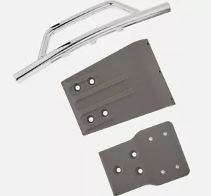 RPM Chrome Front Bumper & Skid Plate for Traxxas Slash 4x4 - RPM80023 - Picture 1 of 5