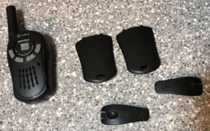 Replacement Cobra Micro Walkie Talkie Black 2 Way Radio Clip Battery Cover C7 - Picture 1 of 5