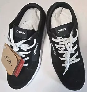 Scarpe sneakers OAKLEY uomo taglia US 10 CAMOSCIO B1B nere nuove con etichette - Foto 1 di 13