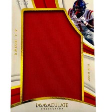 2019 Panini Immaculate Collegiate AJ Brown Jumbo Patch RC /99 ROOKIE CARD Eagles