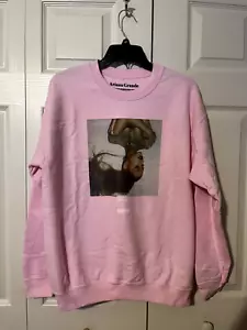 Ariana Grande Official Pink Thank U Next Crewneck NEW - Picture 1 of 8