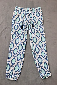 Lilly Pulitzer Talla S Lunares Borla Elástica Pierna Recta Pantalones - Imagen 1 de 13